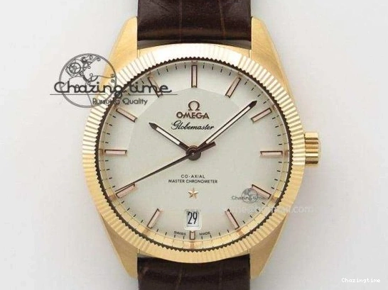 0509 Sophisticated Seamaster Edizione Venezia RG Best Edition Black Dial On Leather Strap A 8125
